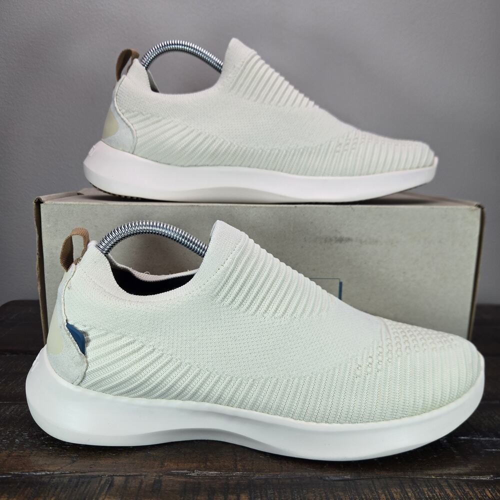NEW Vessi Everyday Move Slip On Mens Size 9 Waterproof Shoes Sneaker Linen Beige